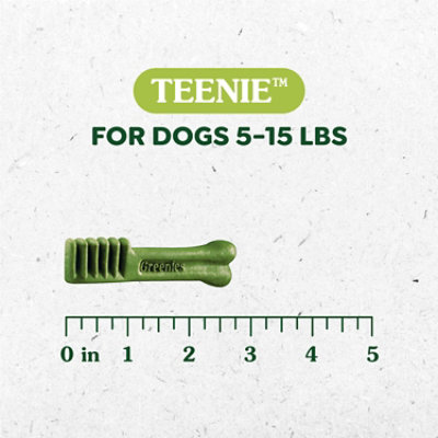 Greenies Original Teenie Natural Dog Dental Care Chews Oral Health Dog Treats 43 Count - 12 Oz - Image 2