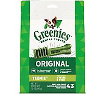Greenies Original Natural Dental Care Teenie Dog Treats 43 Count - 12 Oz