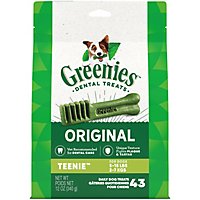 Greenies Original Teenie Natural Dental Care Dog Treats - 12 Oz - Image 1