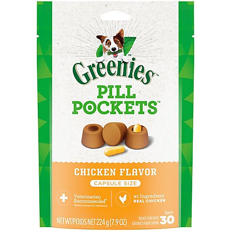 Greenies Chicken Semi Moist Dog Food - 7.9 Oz