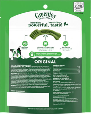 Greenies Original Teenie Natural Dog Dental Care Chews Oral Health Dog Treats 22 Count - 6 Oz - Image 5