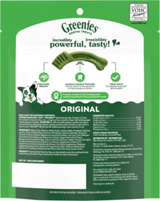 Greenies Original Petite Natural Dog Dental Care Chews Oral Health Dog Treats 10 Count - 6 Oz - Image 5