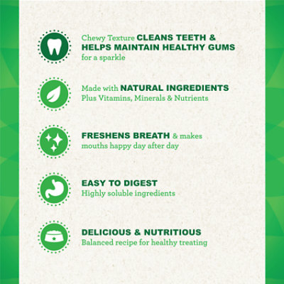 Greenies Original Petite Natural Dog Dental Care Chews Oral Health Dog Treats 10 Count - 6 Oz - Image 5