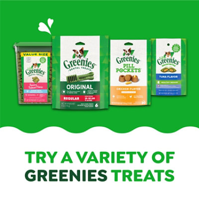 Greenies Original Petite Natural Dog Dental Care Chews Oral Health Dog Treats 10 Count - 6 Oz - Image 3