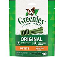 Greenies Original Petite Natural Dental Care Dog Treats - 6 Oz