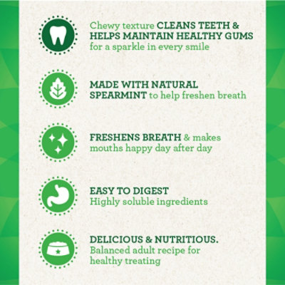 Greenies Original Large Natural Dog Dental Care Chews Oral Health Dog Treats 4 Count - 6 Oz - Image 5