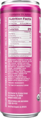 KOE Organic Kombucha Raspberry Dragonfruit - 12 Fl. Oz. - Image 6