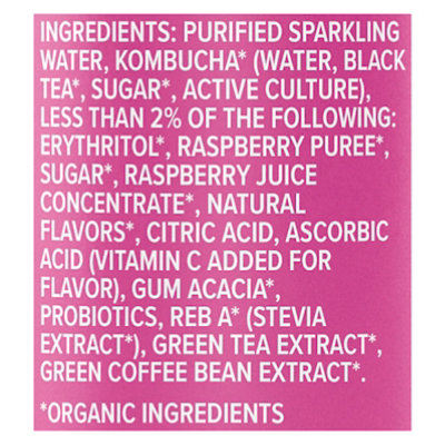 KOE Organic Kombucha Raspberry Dragonfruit - 12 Fl. Oz. - Image 5