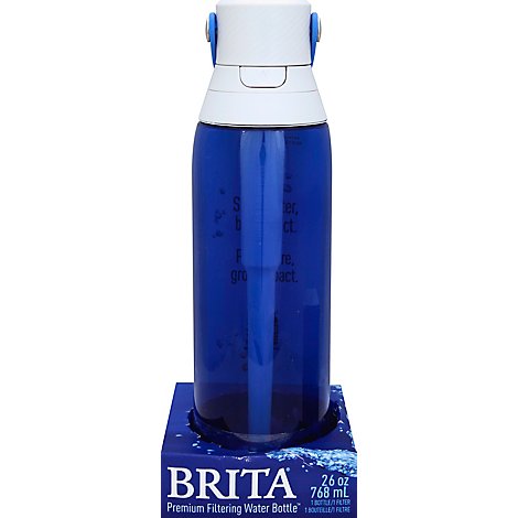 Brita Premium Hard Sided Water Bottle Sapphire 26 Oz - Each