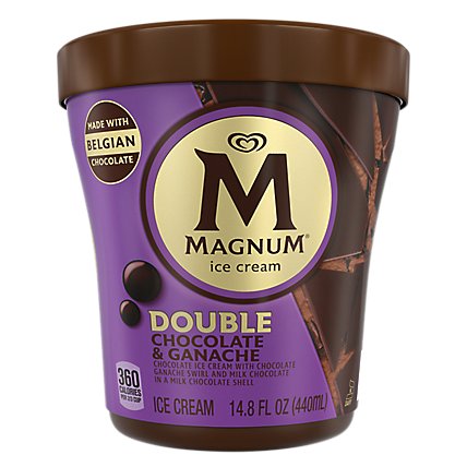 Magnum Double Chocolate and Ganache Ice Cream - 14.8 Oz - Image 2