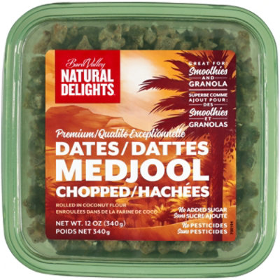 Bard Valley Medjool Dates Chopped - 12 Oz - Image 1