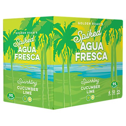 Golden Road Spiked Agua Fresca Cucumber Lime - 6-12Fl. Oz. - Image 1