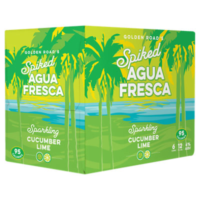 Golden Road Spiked Agua Fresca Cucumber Lime - 6-12Fl. Oz.