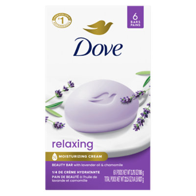 Dove Purely Pampering Beauty Bar Relaxing Lavender - 6-4 Oz