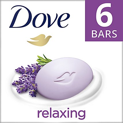 Dove Purely Pampering Beauty Bar Relaxing Lavender - 6-4 Oz - Image 1