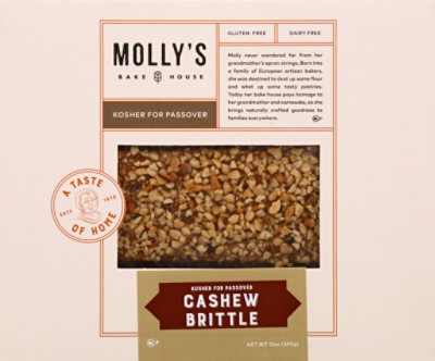 Mollys Cashew Brittles - 12 Oz - Image 2