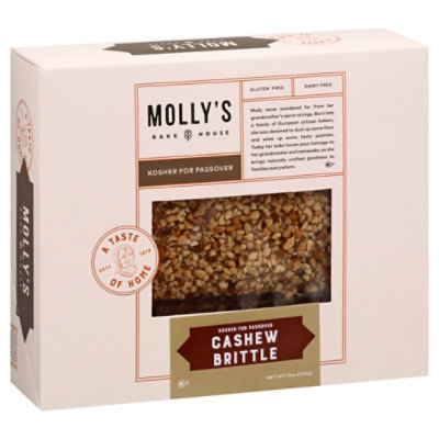 Mollys Cashew Brittles - 12 Oz - Image 1