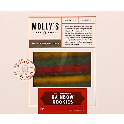 Mollys Rainbow Cookies - 12 Oz - Image 2