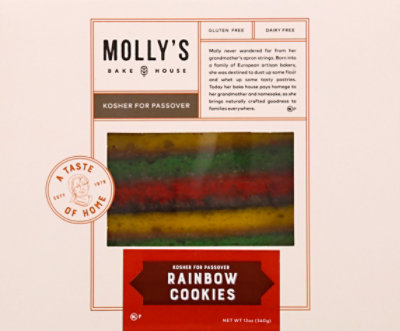 Mollys Rainbow Cookies - 12 Oz - Image 1