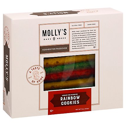 Mollys Rainbow Cookies - 12 Oz - Image 1