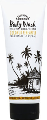 Alaffia Wash Body Cocont Pineappl - 8 Oz - Image 2