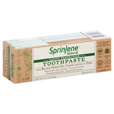 Sprinjene Toothpaste Cavity Prtctn - 3.5 Oz - Image 1