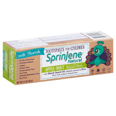 Sprinjene Toothpste Nat Cav Apl Mnt - 3.5 Oz