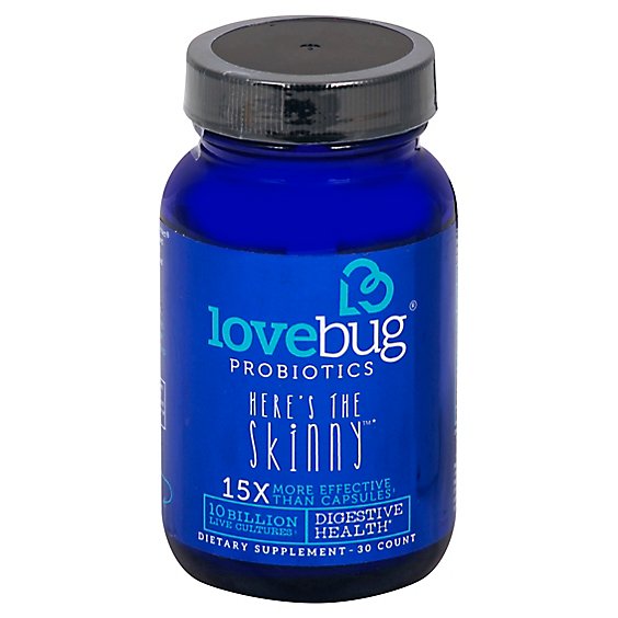 Lovebug Probiotics Probiotics The Skinny - 30 Count