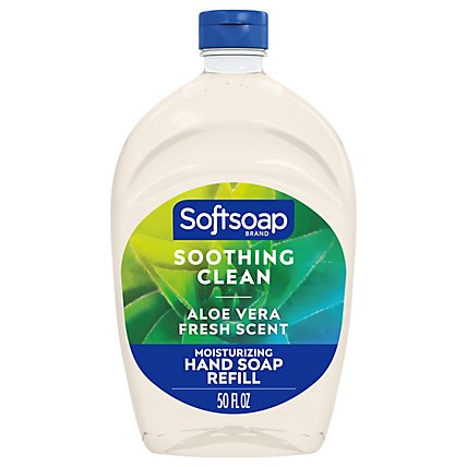 Softsoap Liquid Hand Soap Refill Soothing Clean Aloe Vera Fresh Scent - 50 Fl. Oz.  - Image 2