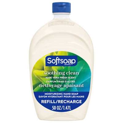 Softsoap Liquid Hand Soap Refill Soothing Clean Aloe Vera Fresh Scent - 50 Fl. Oz.  - Image 1