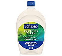 Softsoap Liquid Hand Soap Refill Soothing Clean Aloe Vera Fresh Scent - 50 Fl. Oz.