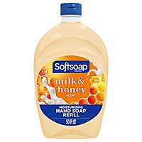 Softsoap Moisturizing Liquid Hand Soap Refill Milk & Golden Honey - 50 Fl. Oz. - Image 2
