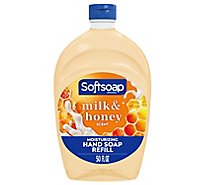 Softsoap Moisturizing Liquid Hand Soap Refill Milk & Golden Honey - 50 Fl. Oz.