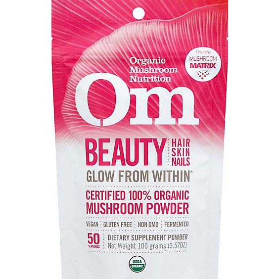 Om Mushroom Superfood Powder Beauty 100g - 100 Gram