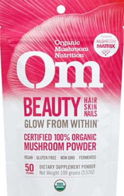 Om Mushroom Superfood Powder Beauty 100g - 100 Gram