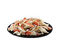 Seafood Counter Italian Seafood Salad Service Case - 0.50 LB
