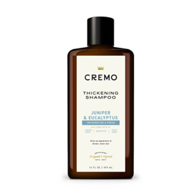 Cremo Thickening Juniper & Eucalyptus Scent Shampoo - 16 Oz