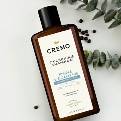 Cremo Thickening Juniper & Eucalyptus Scent Shampoo - 16 Oz - Image 4