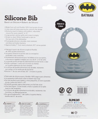 Bumkins Silicone Bib Dc Comics Batman - Each - Image 3