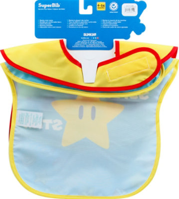 Bumkins 2 Pack Superbib Baby Bib Nintendo Super Mario - 2 Count - Image 3