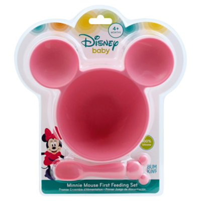 Bumkins Silicone Baby Feeding Set Disney Minnie Mouse - Each - ACME Markets