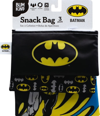 Bumkins 3 Pack Reusable Sandwich Bags Dc - 3 Count - Image 2