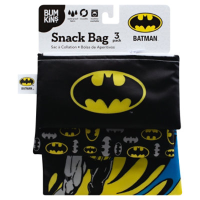 Bumkins 3 Pack Reusable Sandwich Bags Dc - 3 Count - Image 1