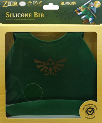 Bumkins Silicone Bib Nintendo Zelda - Each - Image 2