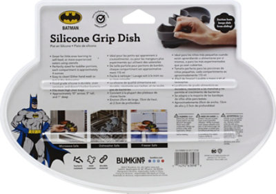 Bumkins Silicone Toddler Grip Dish Dc Comics Batman - Each - Image 3