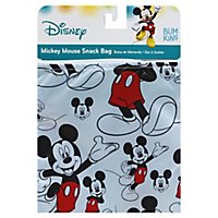 Bumkins Reusable Sandwich Bag Snack Bags Disney Mickey Mouse - 3 Count - Image 1