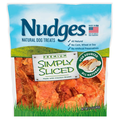 Nudges Natural Dog Treats Simply Sliced Made With Chicken Breast - 12 Oz - Image 3
