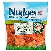Nudges Natural Dog Treats Simply Sliced Made With Chicken Breast - 12 Oz - Image 1