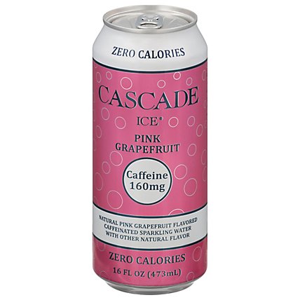Cascade Ice Organic Pink Grapefruit Caffeine - 16 Fl. Oz. - Image 3