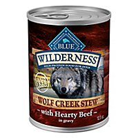 Blue Wilderness Wolf Creek Stew High Protein Natural Hearty Beef Stew Wet Dog Food Can - 2.5 Oz - Image 2